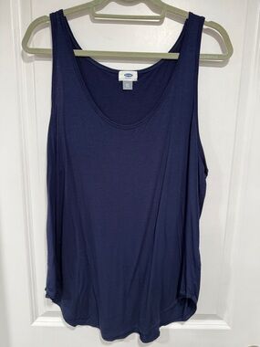 XXL Old Navy Dark Navy Scoop Neck Tank